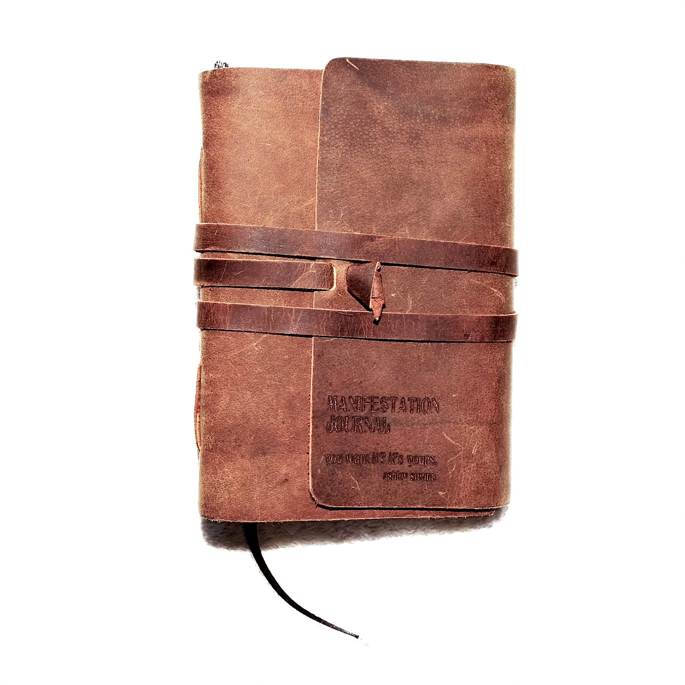 leather manifestation journal