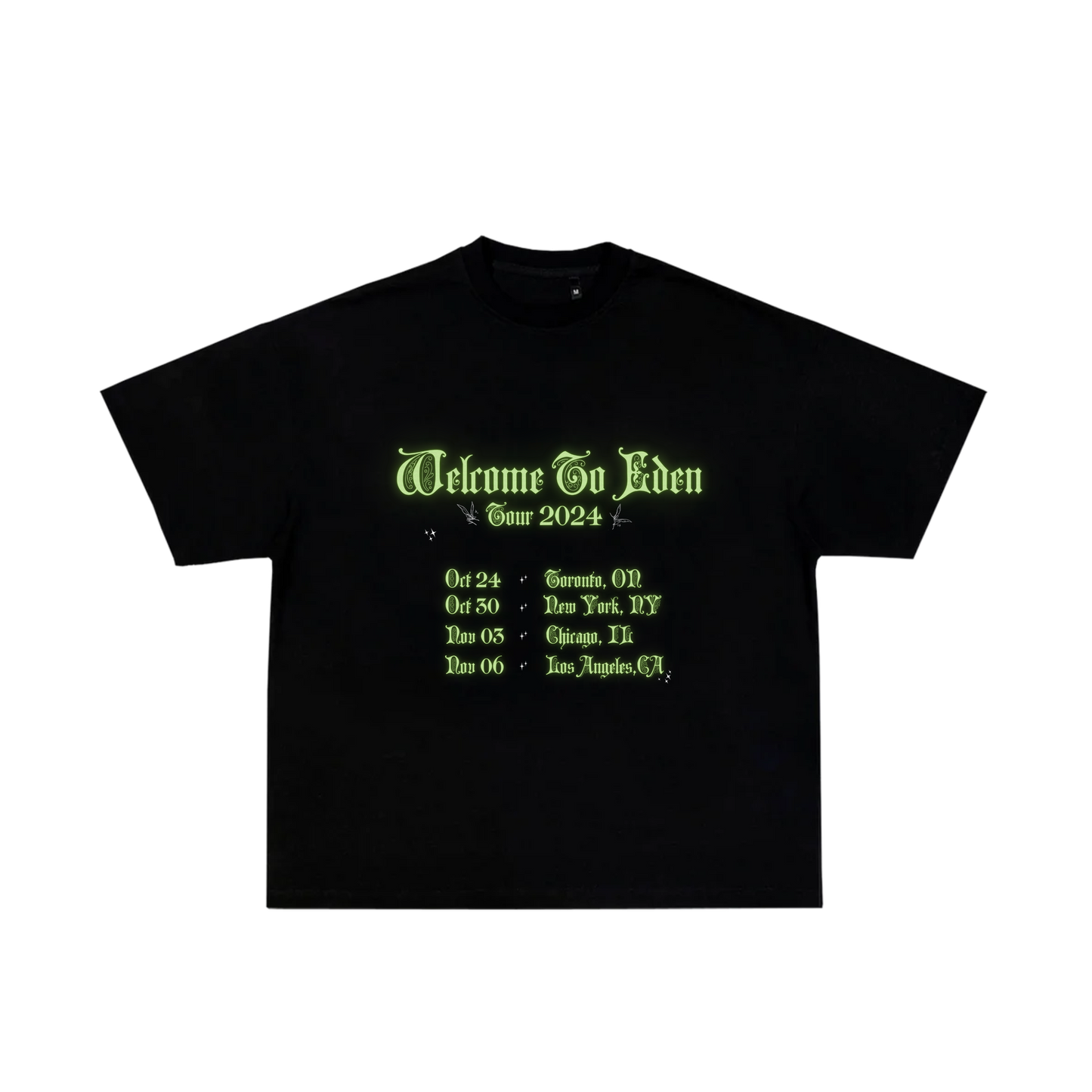 "welcome to eden" tour tee